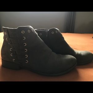 Grey booties